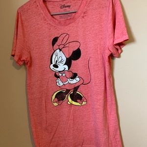 Red Minnie Mouse tee shirt